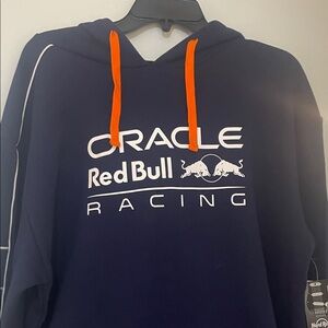 Hard Rock Cafe Navy Hoodie with Orange Accents